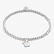 Clogau Paw Prints White Topaz Bead Affinity Bracelet 3SAFF0224