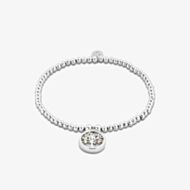 Clogau Tree Of Life 9ct Two Tone Mother Of Pearl Circle Affinity Bracelet 3SBB92R