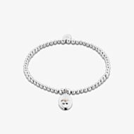 Clogau Forget Me Not Silver Beaded Flower Affinity Bracelet 3SAFF0622