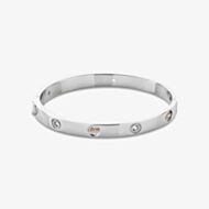Clogau Sterling Silver Insignia Topaz Bangle 3SINS842