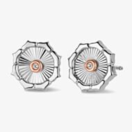 Clogau Silver & 9ct Rose Gold Nos Da Stud Earrings 3SNDA0719