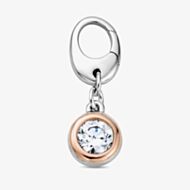Clogau Insignia Sterling Silver & Swarovski Crystal Celebration Charm 3SCEL998
