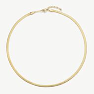 D.Louise Yellow Gold Tone Plated Stainless Steel Snake Chain GN-004