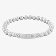 Tommy Hilfiger Ladies Stainless Steel Beaded Bracelet 2780934