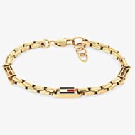 Tommy Hilfiger 3D Flag Metal Gold Plated Bracelet 2790675