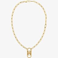 Tommy Hilfiger Monogram Gold Tone 20 Inch Chain Necklace 2780723