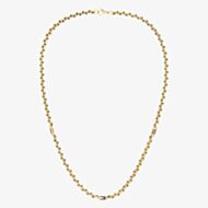 Tommy Hilfiger 3D Flag Metal Gold Plated Logo Necklace 2790673