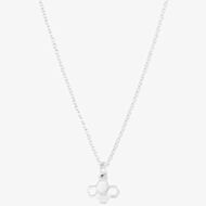Sterling Silver Tiny Bee Pendant Necklace BP2-SL