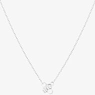 Sterling Silver Cubic Zirconia Tiny Bee Necklace BF1-SL-CZ