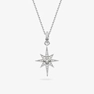 Kit Heath Silver Celeste North Star Necklace 90456CZ