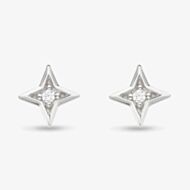 Kit Heath Celeste Astoria Starburst Cubic Zirconia Mini Star Stud Earrings 30410CZ