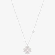 Emporio Armani Sterling Silver Clover Pendant Necklace EG3607040