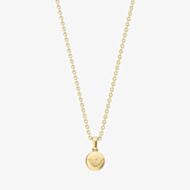 Emporio Armani Yellow Gold Tone Plated Stainless Steel Eagle Logo Pendant EGS3434710