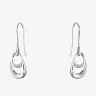 Georg Jensen Offspring Sterling Silver Hook Dropper Earrings 10012312