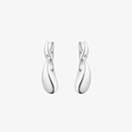 Georg Jensen Reflect Sterling Silver Dropper Earrings 20001088