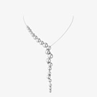 Georg Jensen Moonlight Grapes Sterling Silver One Side Necklace 10019041