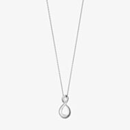 Georg Jensen Silver Infinity Pendant Necklace 10013929
