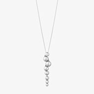 Georg Jensen Moonlight Grapes Long Sterling Silver Necklace 20000661