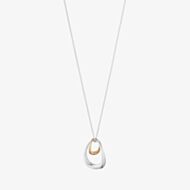 Georg Jensen Offspring Two Tone 18ct Rose Gold Necklace 10012763