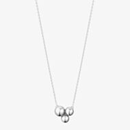 Georg Jensen Moonlight Grapes Sterling Silver Beaded Necklace 10014437