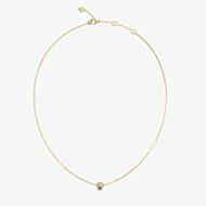 Guess Calypso Gold Tone Crystals Bead Necklace UBN04455YG