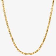 Fred Bennett Everyday Unity Gold IP Popcorn Chain Necklace N4568