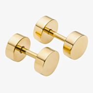 Fred Bennett Gold Tone Plain Circle Stud Earrings E6286
