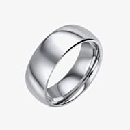 Fred Bennett Tungsten Plain Polished Ring R3889
