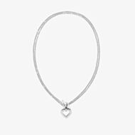 Tommy Hilfiger Ladies Silver Heart Necklace 2780967