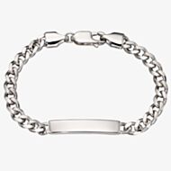 Little Star Bailey Boys Silver ID Bracelet LSB0043