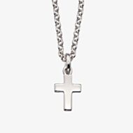 Little Star Childrens Kaia Silver Cross Pendant Necklace LSN0022