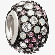 Chamilia Jewelled Pink Black Crystal 2025-0753