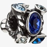 Chamilia Marquis Blue Crystal Bead JC-2B