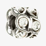 Chamilia Paisley Clear Crystal Bead JA-46A