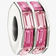 Chamilia Pink Double Baguette Bead 2083-0399