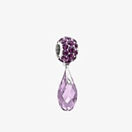 Chamilia Purple Crystal Dropper Bead 2025-0934