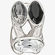 Chamilia Black Grey And White Crystal Bead 2083-0458