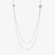 Nomination Stella Silver Star Long Necklace 146733/010
