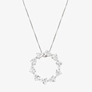 Nomination Colour Wave Sterling Silver Circle Necklace 149812/001