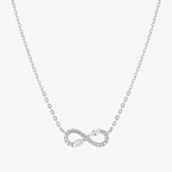 Nomination Shine Me Up Silver Cubic Zirconia Infinity Necklace 241902/010