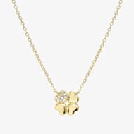 Nomination Petit Sparkle Gold Clover Necklace 242303/003