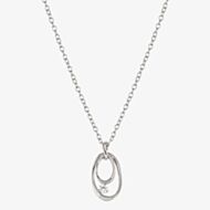 Nomination My Rebel Art Silver Double Oval Pendant Necklace 242806/053