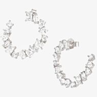 Nomination Colour Wave Sterling Silver Hoop Earrings 149803/008