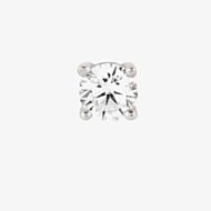 Nomination Colour Wave White Round Shaped Single Stud Earring 149804/008 03