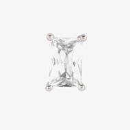 Nomination Colour Wave White Rectangular Shaped Single Stud Earring 149804/008 05