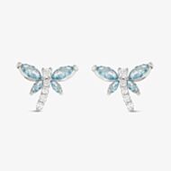 Nomination Shine Me Up Blue & White Cubic Zirconia Dragonfly Stud Earrings 241903/011