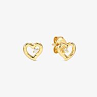 Nomination Dream Beats Gold Open Heart Stud Earrings 242603/006