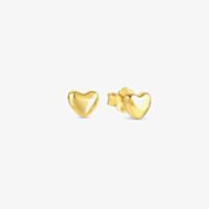 Nomination Armonica Gold Plated Heart Stud Earrings 241307/006