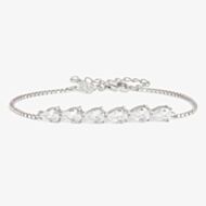 Nomination Colour Wave Sterling Silver 6 Pear Stone Bracelet 149811/001