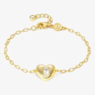 Nomination Domina Gold Tone Plated Heart Bracelet 240401/031